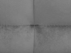 Bett Grau Samtstoff 160 X 200 Cm Senlis