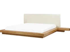 Bett Heller Holzfarbton Lattenrost 180 X 200 Cm Zen