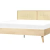 Bett Heller Holzfarbton Lattenrost 180 X 200 Cm Monpazier