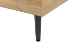 Bett Kunstleder Goldbraun 180 X 200 Cm Limanton