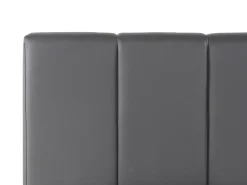 Bett Kunstleder Grau Mit Bettkasten Hochklappbar 180 X 200 Cm Dreux