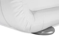 Bett Kunstleder Weis 160 X 200 Cm Mit Led-Beleuchtung Avignon
