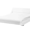 Bett Kunstleder Weis 180 X 200 Cm Avignon