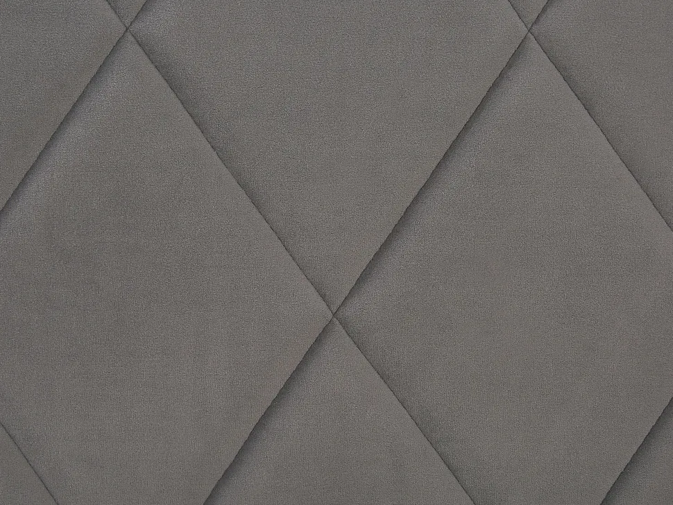 Bett Samtstoff Grau Lattenrost Bettkasten Hochklappbar 180 X 200 Cm Rochefort