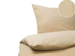 Bettwasche Set Beige Baumwollsatin 135 X 200 Cm Avondale
