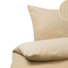 Bettwasche Set Beige Baumwollsatin 220 X 240 Cm Avondale