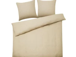 Bettwasche Set Beige Baumwollsatin 220 X 240 Cm Avondale