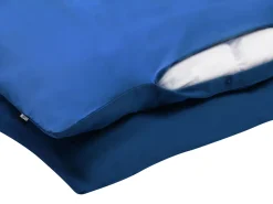Bettwasche Set Dunkelblau Baumwollsatin 220 X 240 Cm Harmonridge