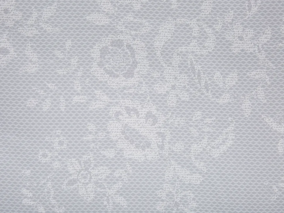 Bettwasche Set Grau / Weis Baumwollsatin 135 X 200 Cm Morningside