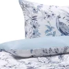 Bettwasche Set Weis / Blau Baumwollsatin 135 X 200 Cm Ballard