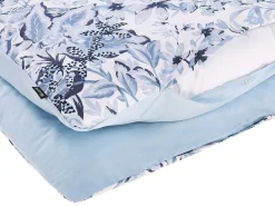 Bettwasche Set Weis / Blau Baumwollsatin 135 X 200 Cm Ballard