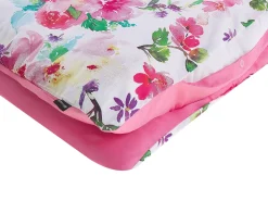 Bettwasche Set Weis / Rosa Baumwollsatin 155 X 220 Cm Larynhill