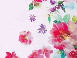 Bettwasche Set Weis / Rosa Baumwollsatin 155 X 220 Cm Larynhill