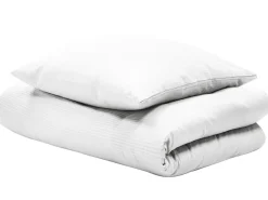 Bettwasche Set Weis Baumwollsatin 220 X 240 Cm Avondale
