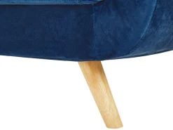 Bezug Fur Sessel Bernes Samtstoff Marineblau