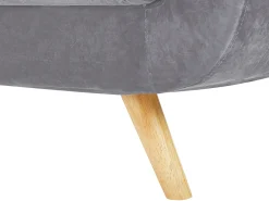 Bezug Fur Sessel Bernes Samtstoff Grau
