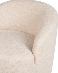Boucle Drehsessel Beige Davik