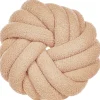 Boucle Knoten Kissen Beige 31 X 31 Cm Akola