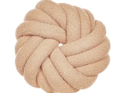 Boucle Knoten Kissen Beige 31 X 31 Cm Akola