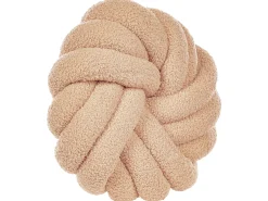 Boucle Knoten Kissen Beige 31 X 31 Cm Akola