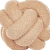 Boucle Knoten Kissen Beige 19 X 19 Cm Malni