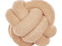 Boucle Knoten Kissen Beige 19 X 19 Cm Malni