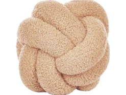 Boucle Knoten Kissen Beige 19 X 19 Cm Malni