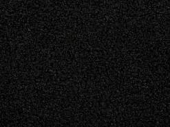 Boucle Living Room Set Black Loen