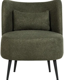 Boucle Sessel Dunkelgrun Otsby