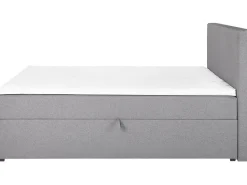 Boxspringbett Grau Mit Bettkasten Hochklappbar 180 X 200 Cm Senator
