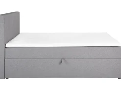 Boxspringbett Grau Mit Bettkasten Hochklappbar 180 X 200 Cm Senator