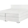 Boxspringbett Kunstleder Weis 180 X 200 Cm President