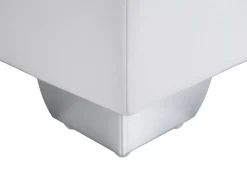 Boxspringbett Kunstleder Weis 180 X 200 Cm President