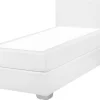 Boxspringbett Kunstleder Weis 90 X 200 Cm President