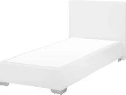 Boxspringbett Kunstleder Weis 90 X 200 Cm President