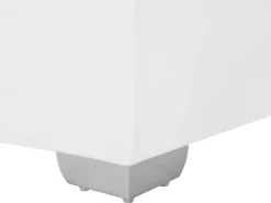 Boxspringbett Kunstleder Weis 90 X 200 Cm President