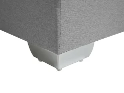 Boxspringbett Polsterbezug Leinenoptik Hellgrau 180 X 200 Cm Duchess