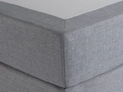 Boxspringbett Polsterbezug Hellgrau 180 X 200 Cm President