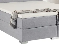 Boxspringbett Polsterbezug Hellgrau 180 X 200 Cm President