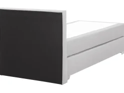 Boxspringbett Polsterbezug Leinenoptik Hellgrau 90 X 200 Cm Admiral