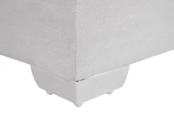Boxspringbett Polsterbezug Leinenoptik Hellgrau 90 X 200 Cm Admiral