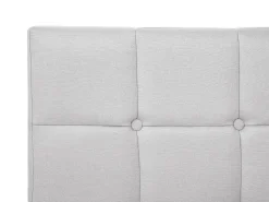 Boxspringbett Polsterbezug Leinenoptik Hellgrau 90 X 200 Cm Admiral