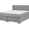 Boxspringbett Polsterbezug Hellgrau 140 X 200 Cm Admiral