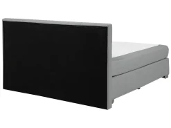 Boxspringbett Polsterbezug Hellgrau 140 X 200 Cm Admiral