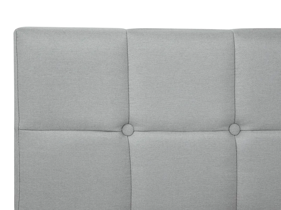 Boxspringbett Polsterbezug Hellgrau 140 X 200 Cm Admiral