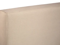 Boxspringbett Polsterbezug Leinenoptik Beige 180 X 200 Cm President