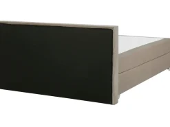 Boxspringbett Samtstoff Beige 180 X 200 Cm Consul