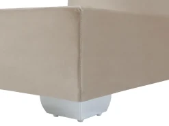 Boxspringbett Samtstoff Beige 180 X 200 Cm Consul