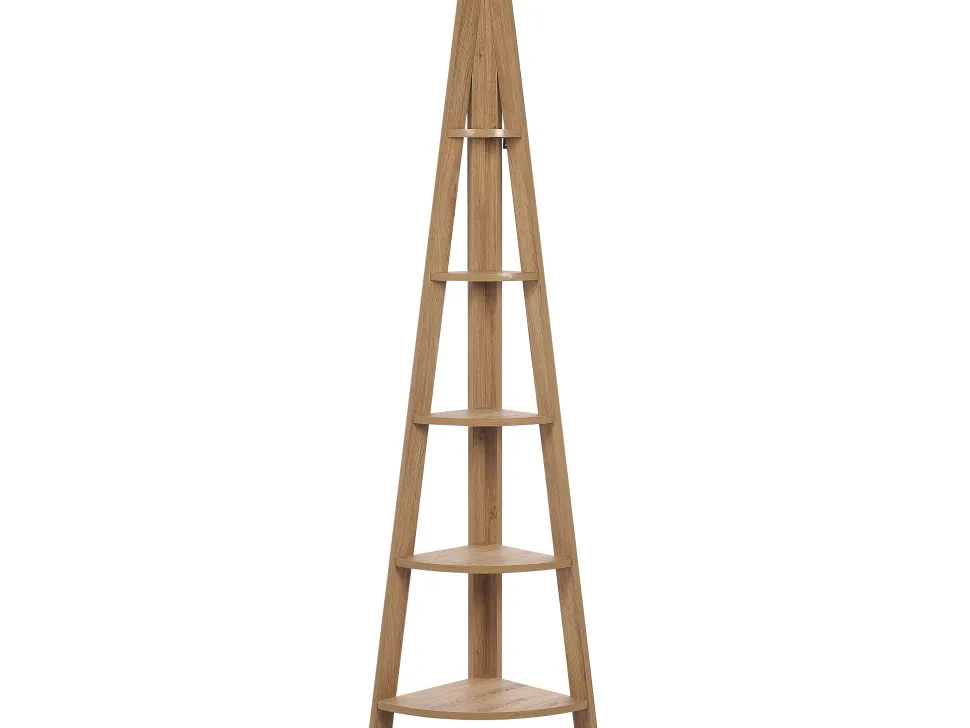 Bucherregal Heller Holzfarbton 5 Facher Mobile Solo