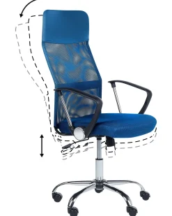 Burostuhl Blau Hohenverstellbar Design